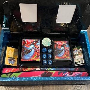 Mega Charizard X EX UPC Ultra Premium Collection Accessories Playmat Sleeves